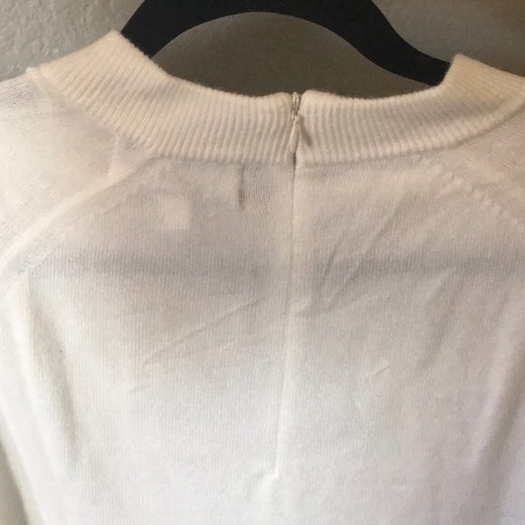 Karen Scott Luxsoft Mockneck Sweater Lux White - Picture 3 of 7